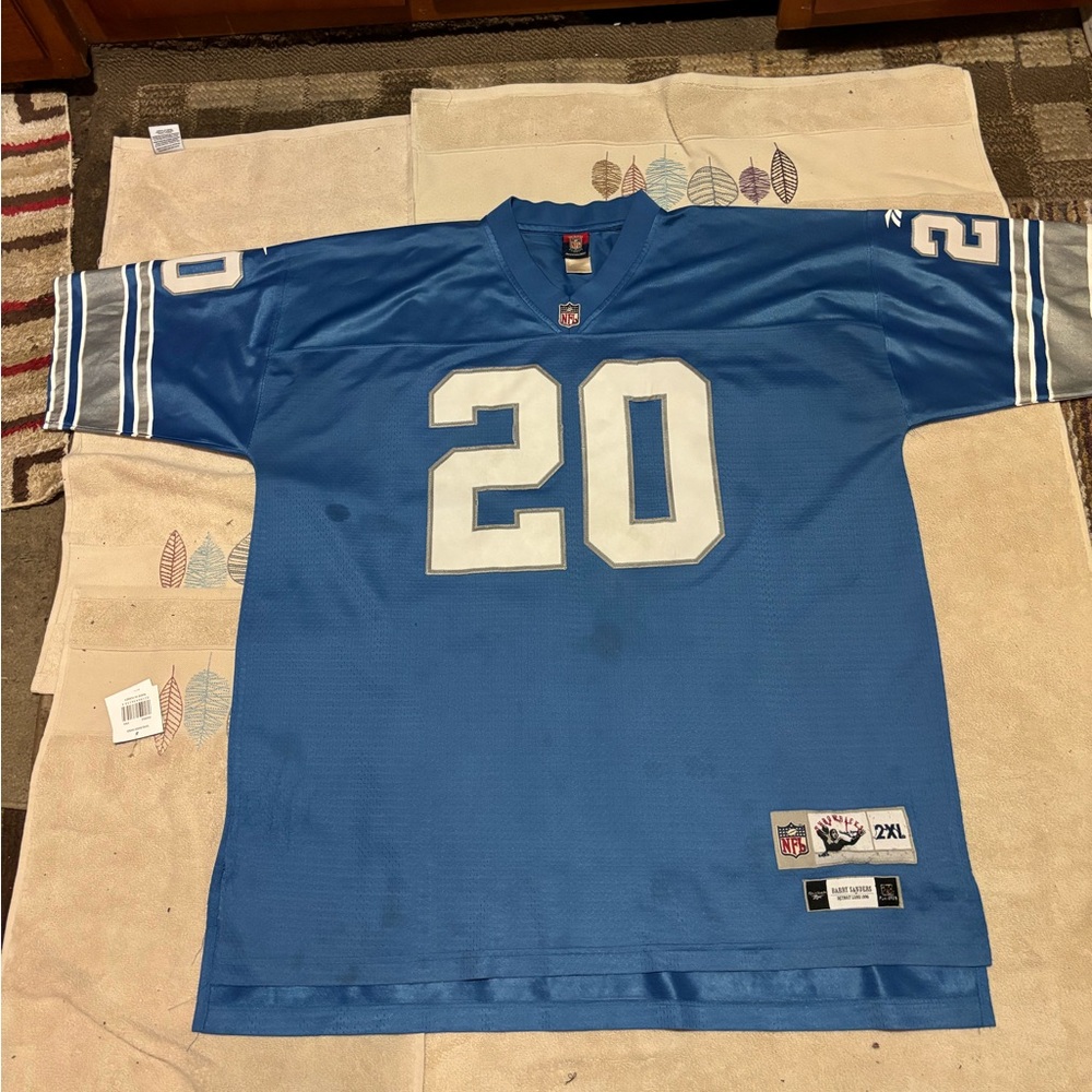 NFL, Detroit Lions vintage Barry Sanders 1996 stitched jersey size 2 XL